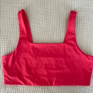 Girlfriend Collective hot pink sports bra